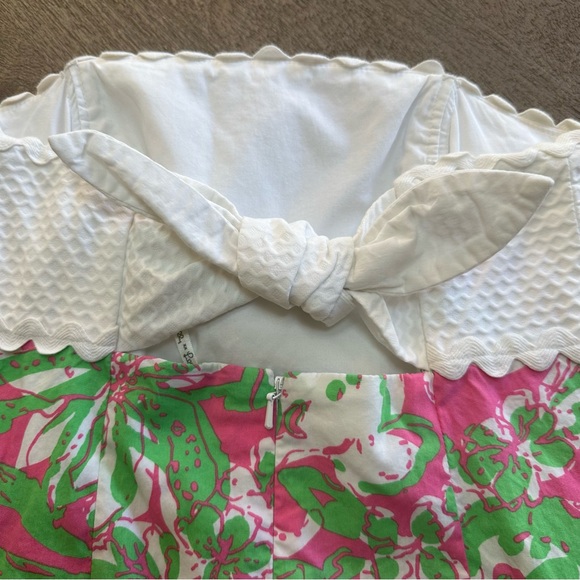 Lilly Pulitzer Strapless Sheath Dress Classic Summer 0 - Picture 3 of 8